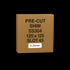 0.25mm Stainless Steel Precut Shim 125x125 Slot 45mm Pack of 10